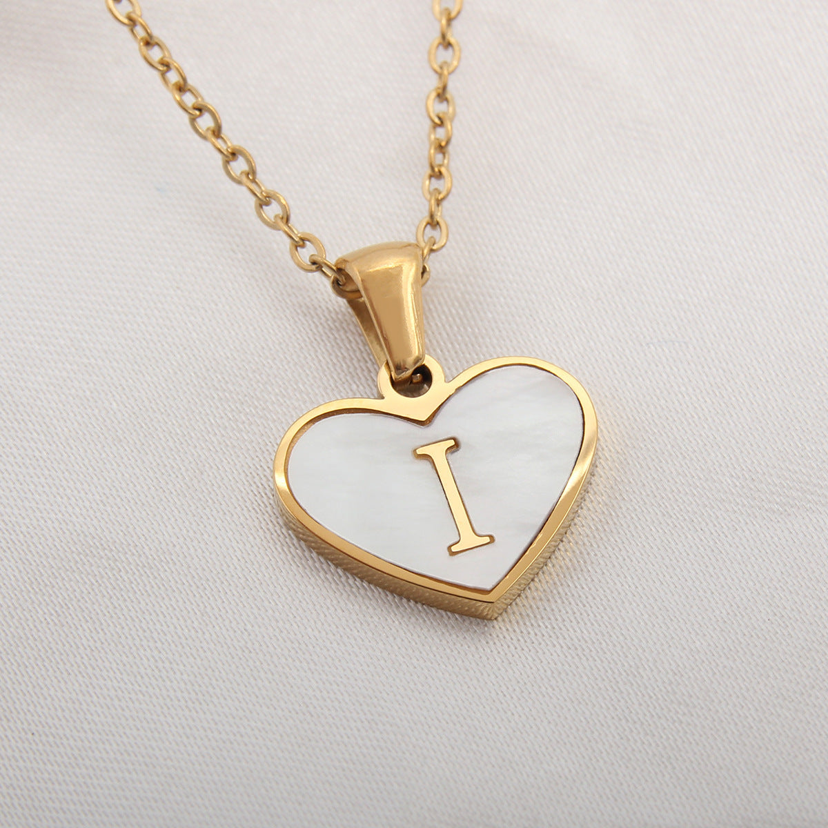 26 Letter love Heart-shaped Necklace