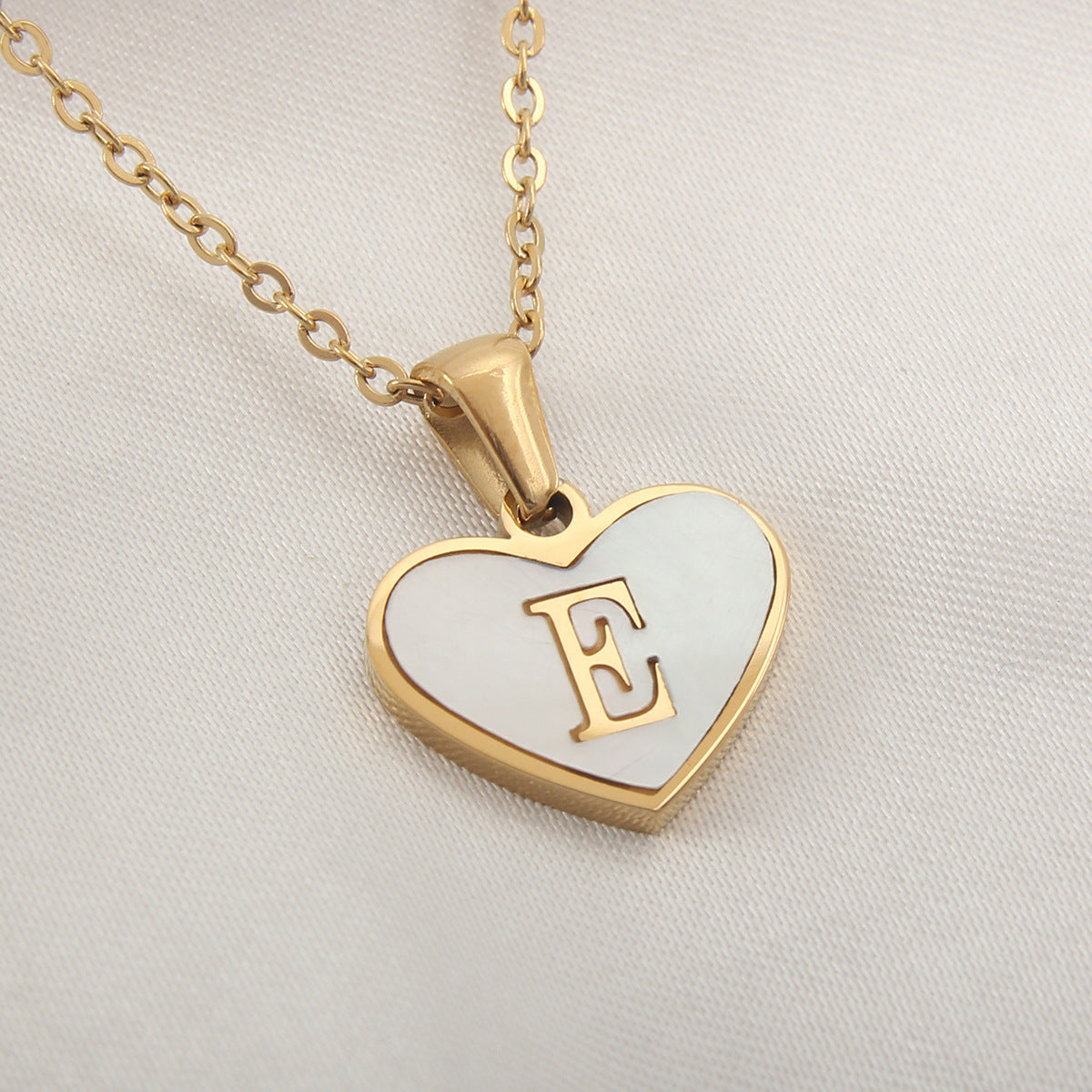 26 Letter love Heart-shaped Necklace