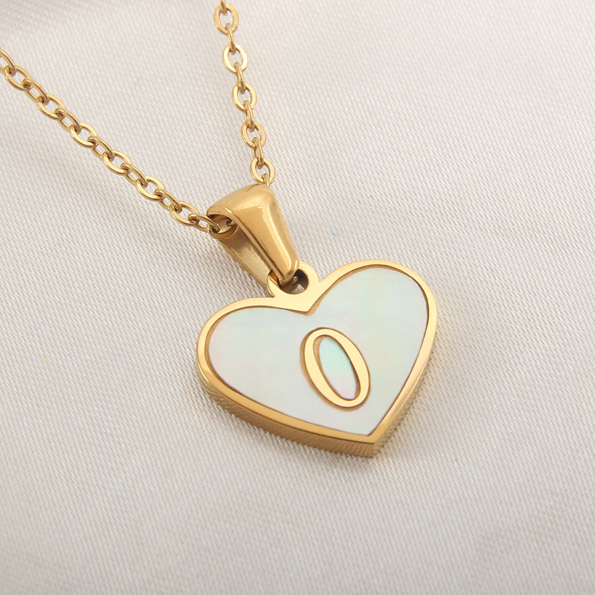 26 Letter love Heart-shaped Necklace