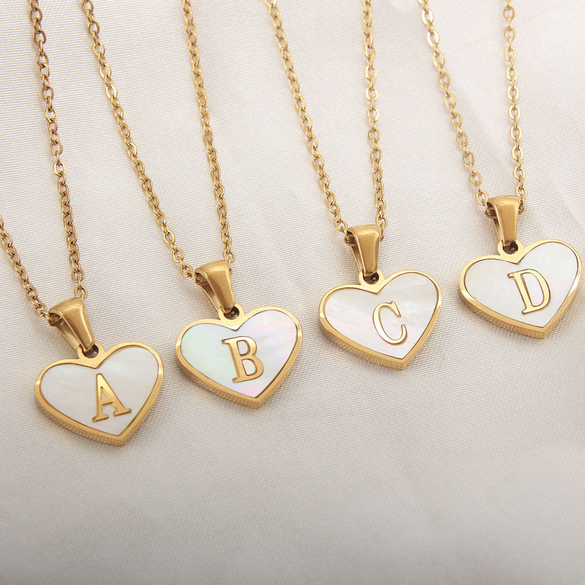 26 Letter love Heart-shaped Necklace