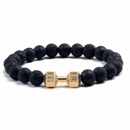 natural Volcanic Stone beads bracelet