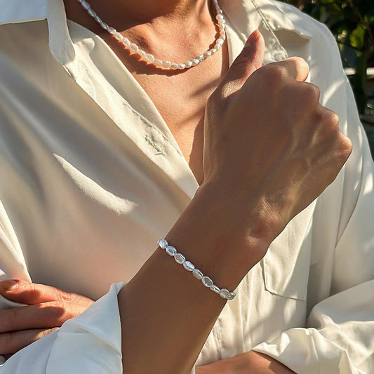 New Baroque Pearl Fashion Bracelet