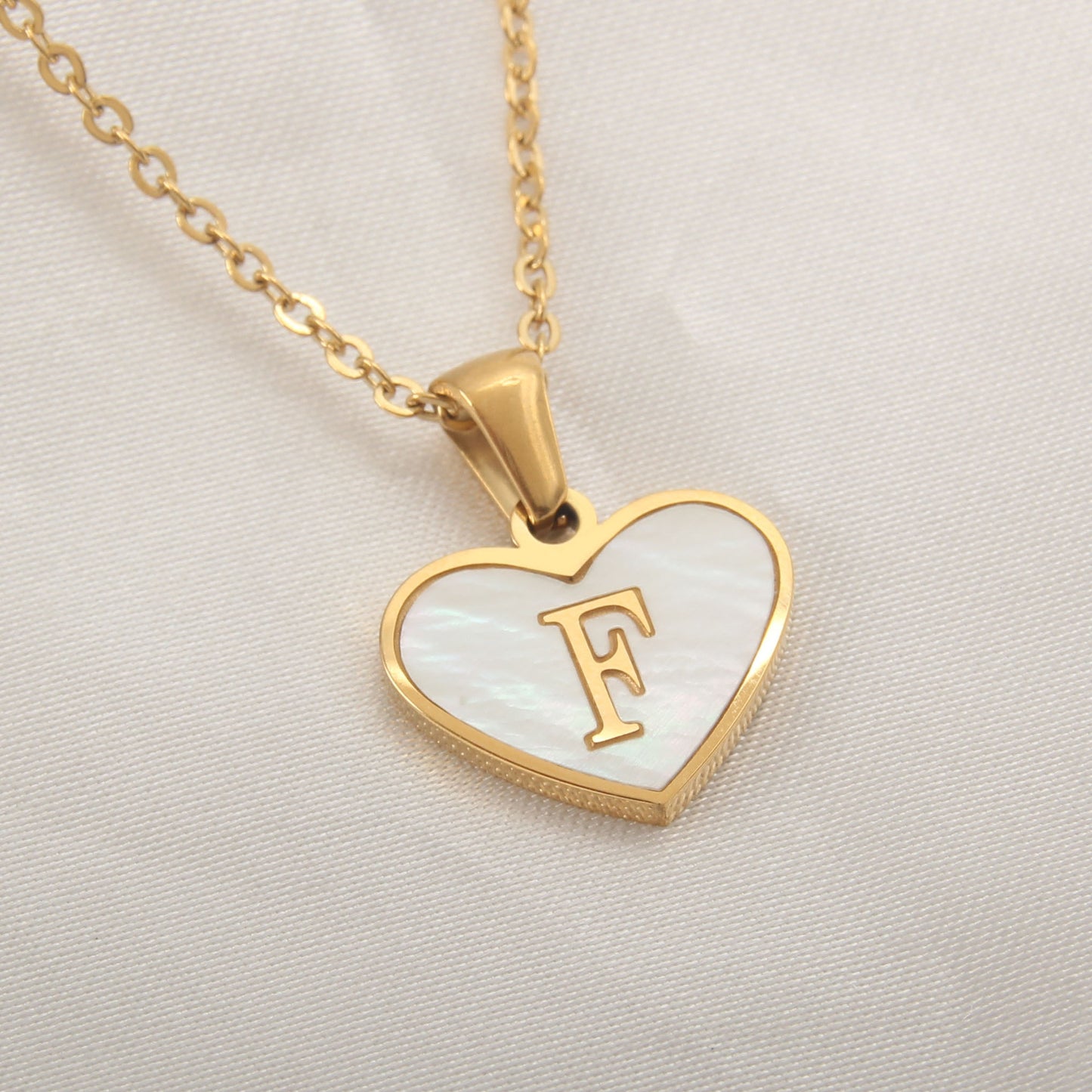 26 Letter love Heart-shaped Necklace